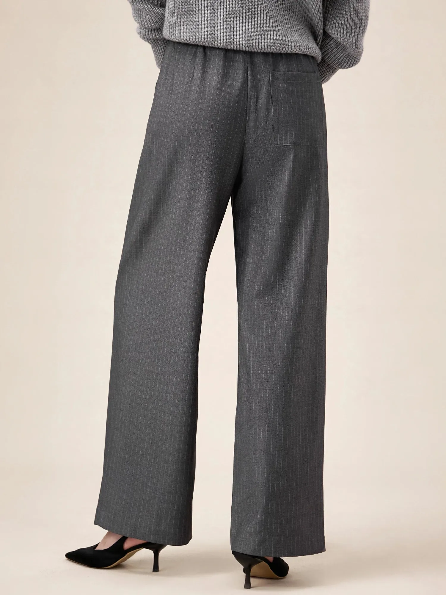 Amoretu Women's Waist Colorblock Straight-Leg Pants sold by Amoretu product image thumbnail 4