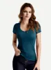 Amoretu Women's U Neck Short Sleeve Casual Basic Slim Fitted Tee Shirt Top sold by Amoretu