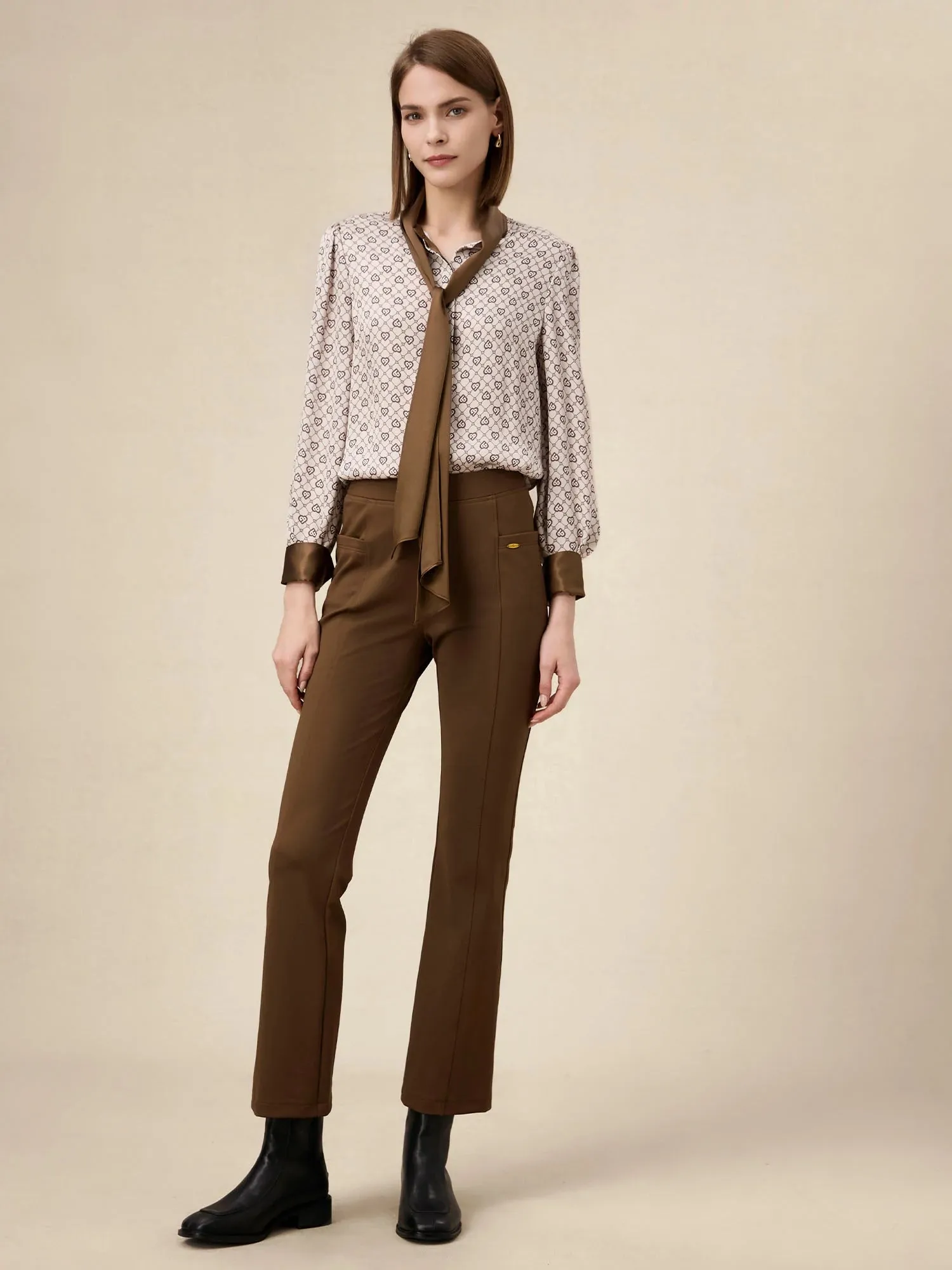 Amoretu Chic Flare & Print Ensemble 2PCS Sets sold by Amoretu