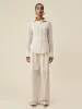 Amoretu Lapel Embroidered Lace Blouse sold by Amoretu