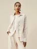 Amoretu Lapel Embroidered Lace Blouse sold by Amoretu