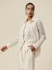 Amoretu Lapel Embroidered Lace Blouse sold by Amoretu