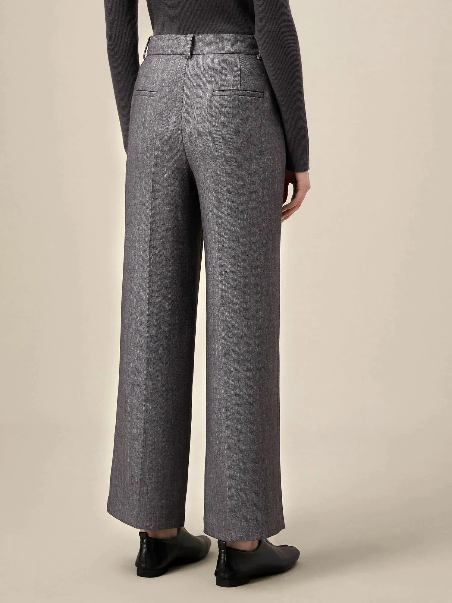 Amoretu Effortless Wool Style Ensemble 2PCS Sets sold by Amoretu product image thumbnail 5