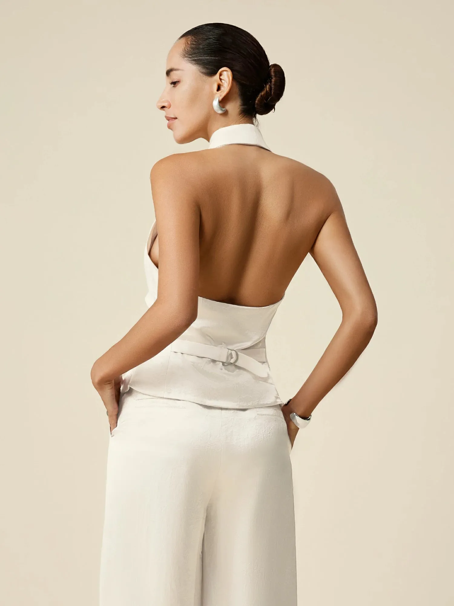 Amoretu 100% Acetate Backless Vest sold by Amoretu product image thumbnail 5