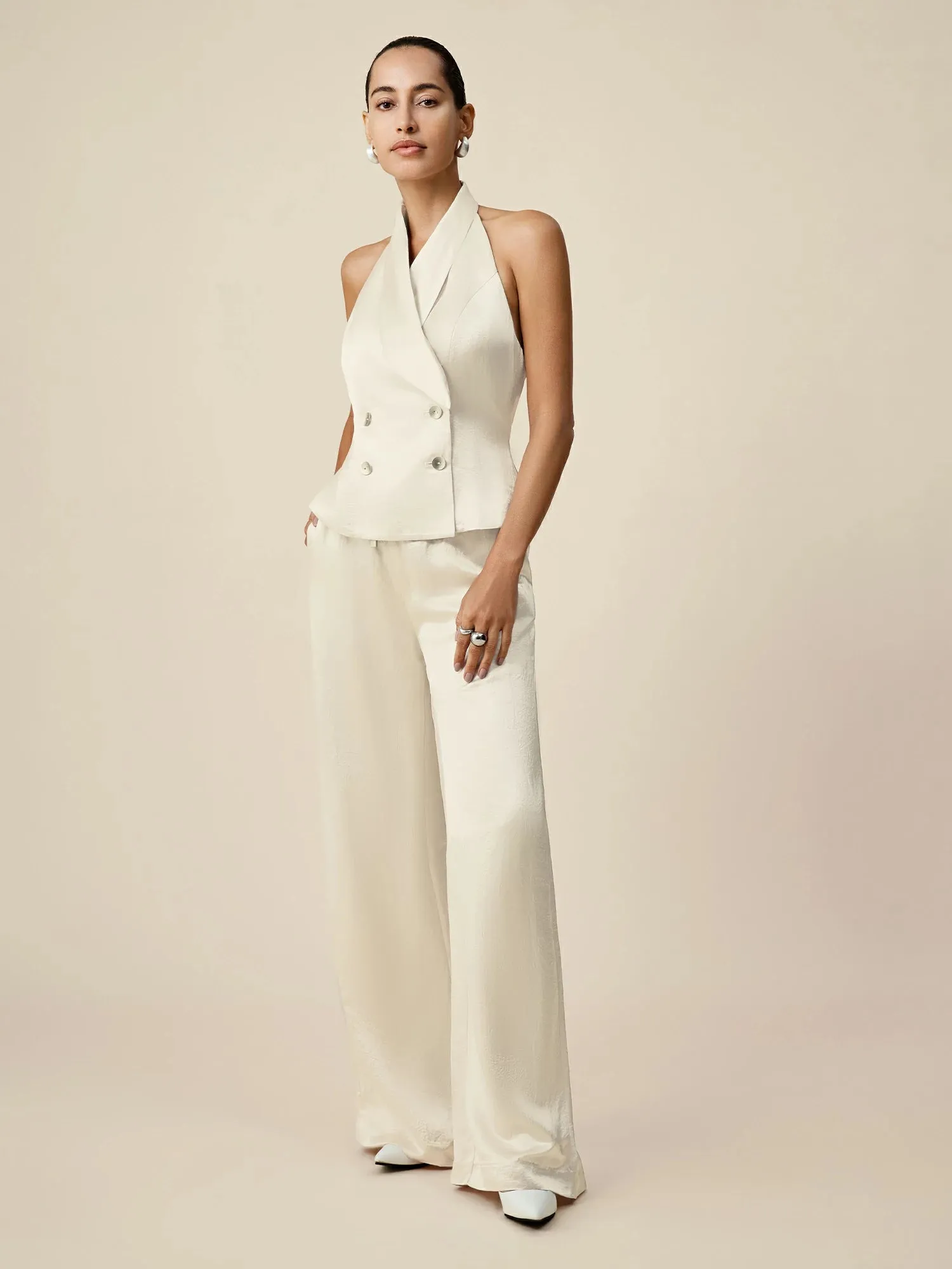 Amoretu 100% Acetate Backless Vest sold by Amoretu product image thumbnail 2