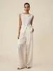 Amoretu 50% Cotton Boat Neck Embroidered Lace Vest sold by Amoretu