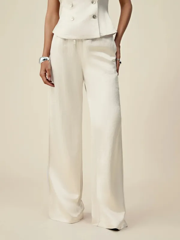 【AMOMENTO】25ss silky banding pants Amomento Silky Banding Pants in Grey – No.6 Store
