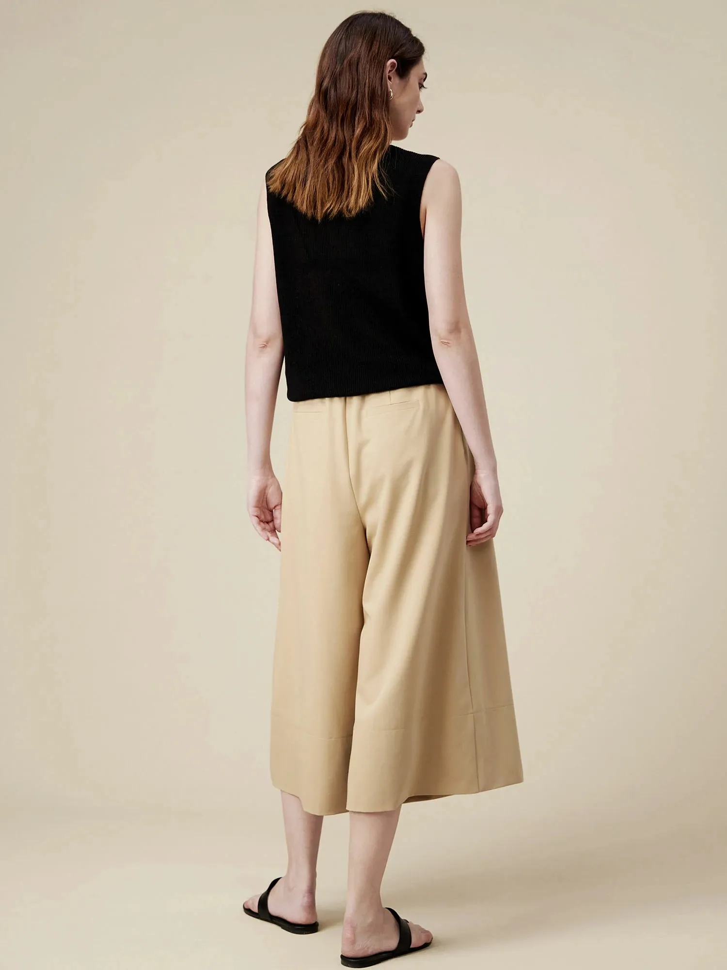 Amoretu Cotton&Lyocell Wide Leg Pants sold by Amoretu product image thumbnail 4