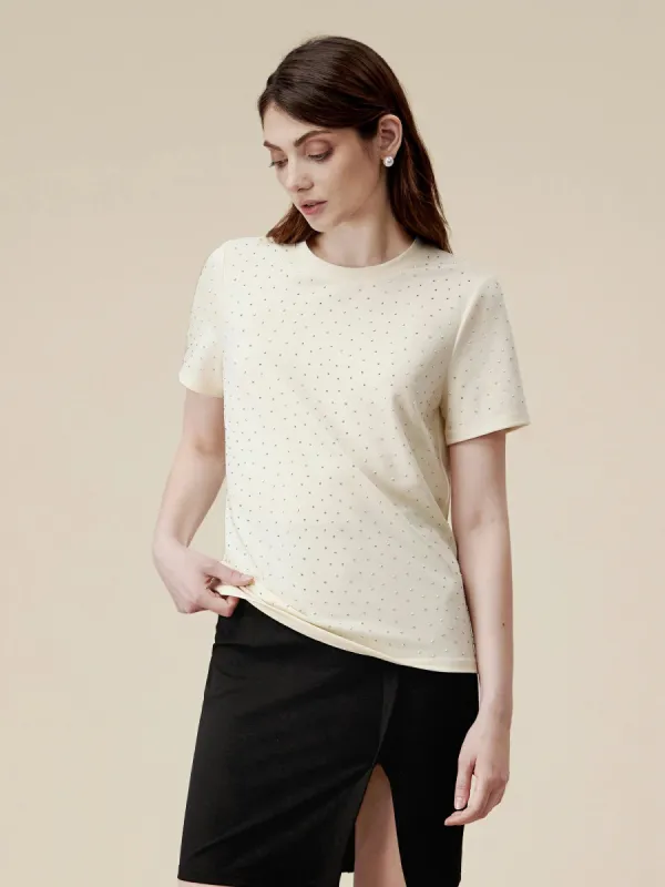 Amoretu Cotton Bright Diamond T-Shirt sold by Amoretu