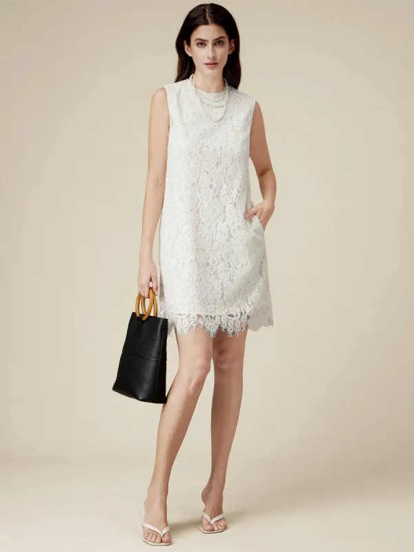 Amoretu Cotton Sleeveless Lace Dress sold by Amoretu
