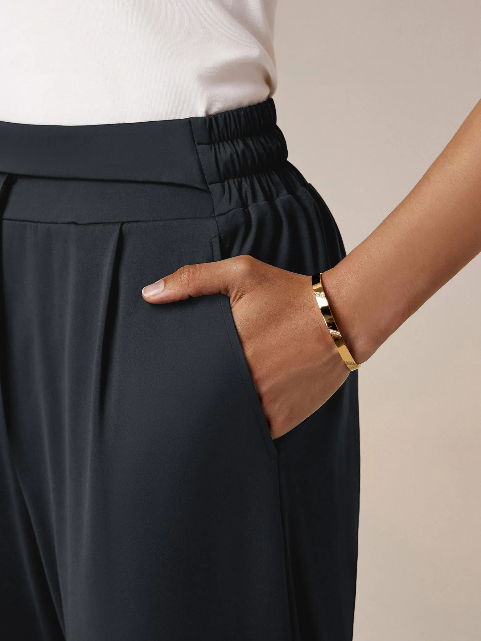 Amoretu 79% Nylon High Waisted Stretch Pants Sweatpants with Pockets sold by Amoretu product image thumbnail 4