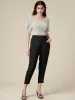 Amoretu Elastic Waist Cropped Pants sold by Amoretu