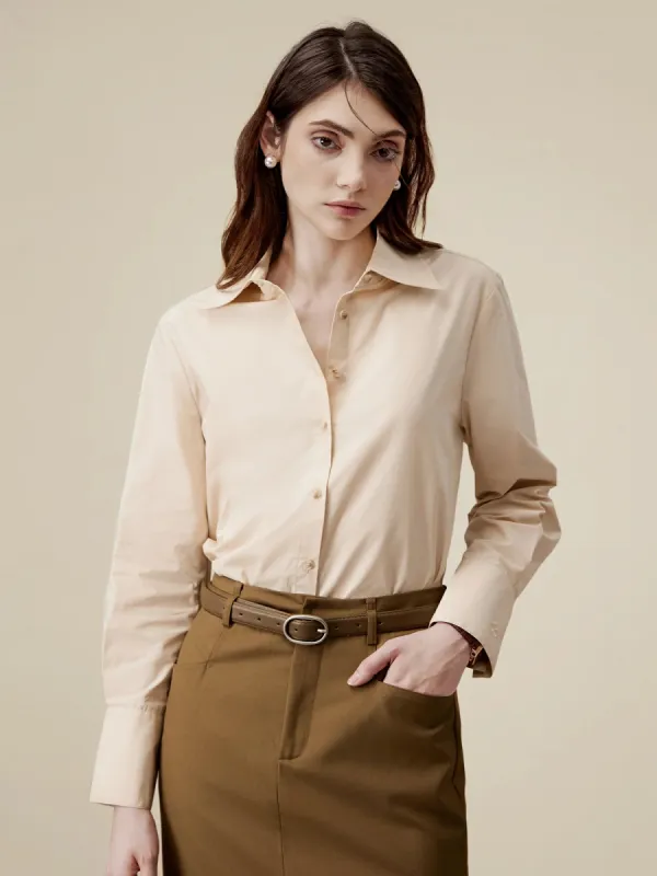 Amoretu Cotton Long-Sleeve Blouse Tops sold by Amoretu