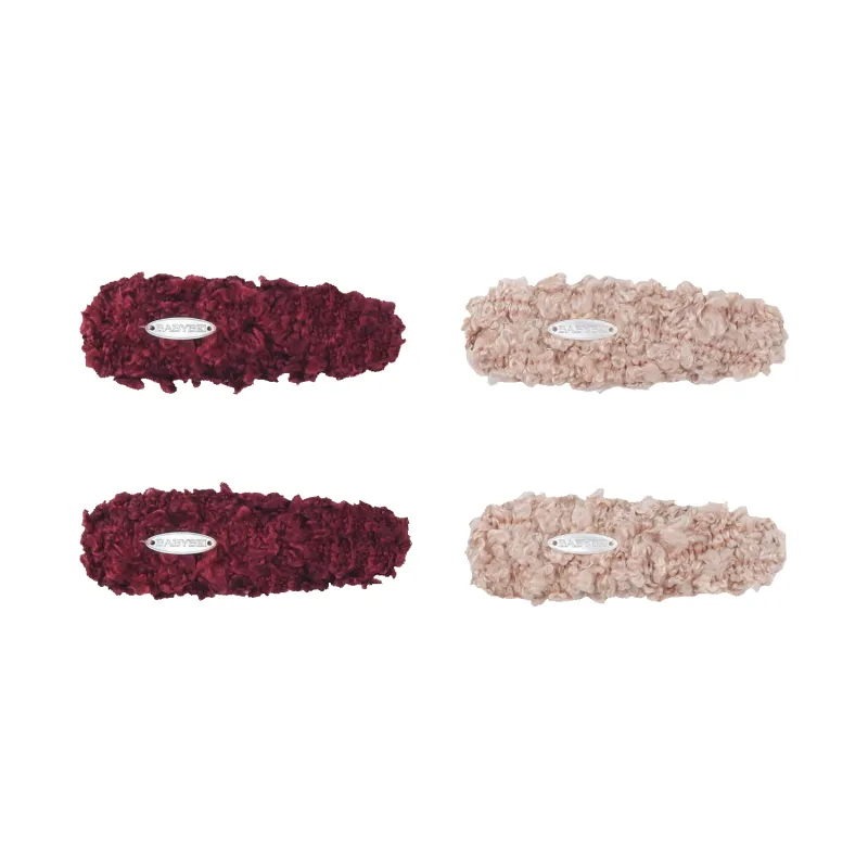 Fuzz Shell Medium Snap Clips (Drop & Oval) sold by Babybei