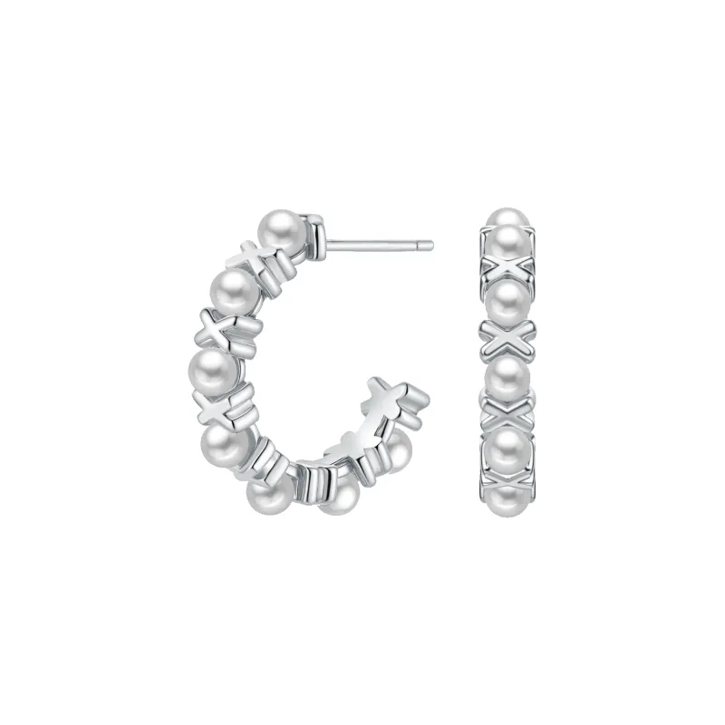 Scissor Rock Hoop Earrings sold by Babybei