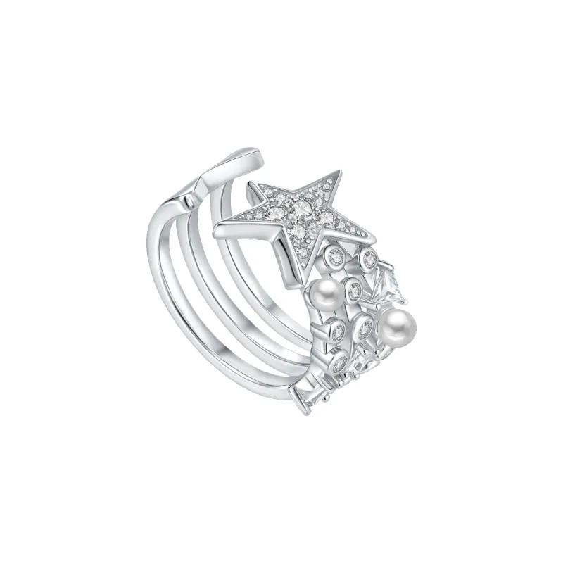 Shooting Star Pave Ring sold by Babybei