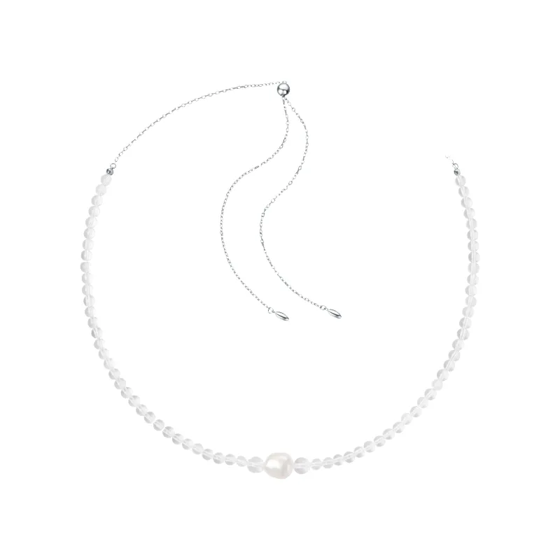 Ice-jade Purity Beaded Necklace sold by Babybei