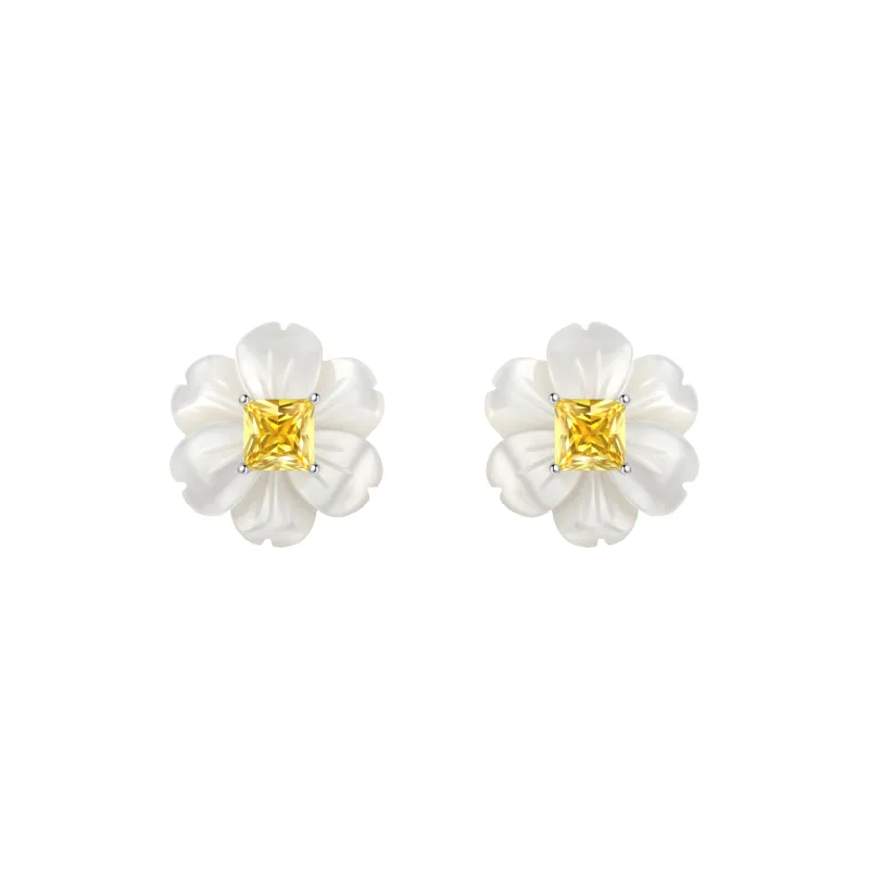 Dancing Petals Stud Earrings sold by Babybei