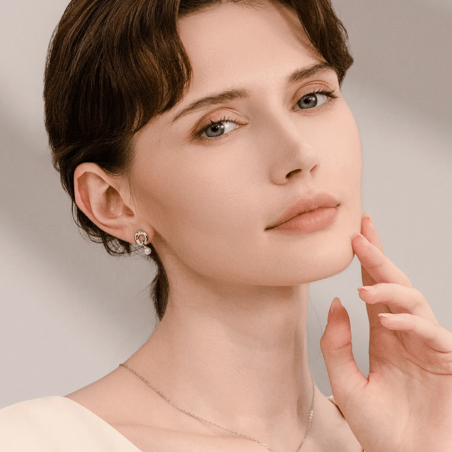 Little Bagel Drop Earrings sold by Babybei product image thumbnail 2