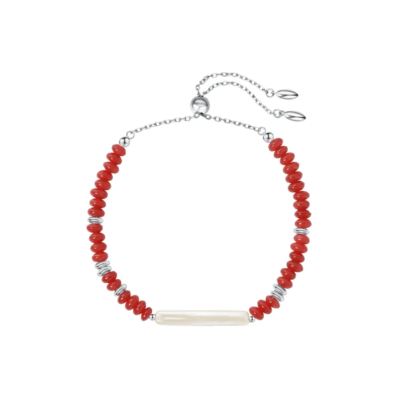 Red Rouge Beaded Bracelet sold by Babybei