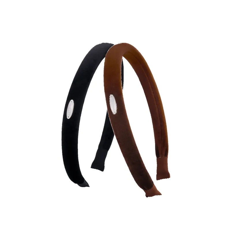 Velvet Shell Thin Headband (Simple & Oval) sold by Babybei