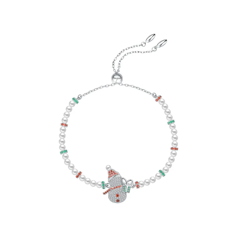 Snowman Beaded Bracelet sold by Babybei