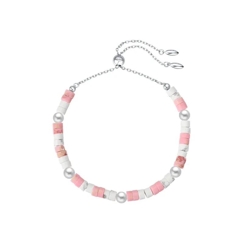 Peach Mist Beaded Bracelet sold by Babybei