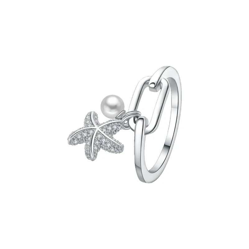 Starfish Pave Ring sold by Babybei
