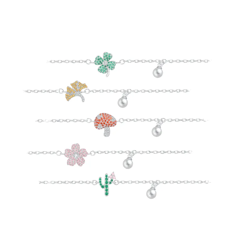 Little Garden Pave Bracelet sold by Babybei