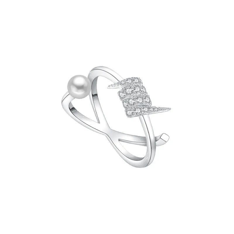 Thorn Pave Ring (Granular) sold by Babybei