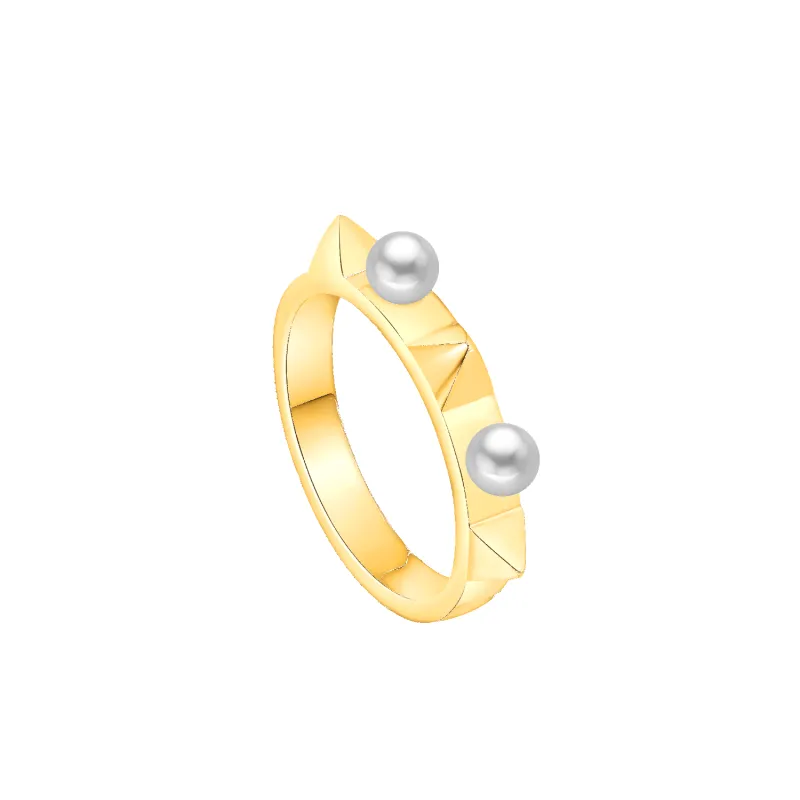 Rivet Inlaid Ring sold by Babybei