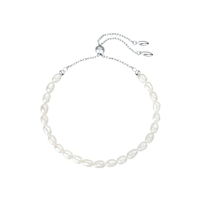 White Dew Beaded Bracelet (Strand) sold by Babybei