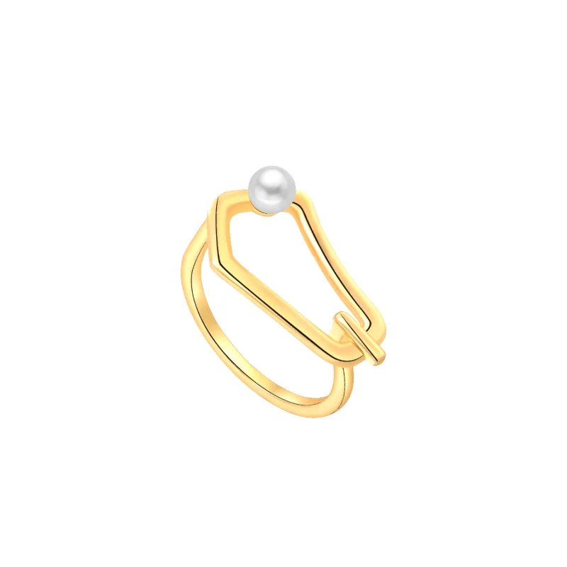 Carabiner Inlaid Ring sold by Babybei