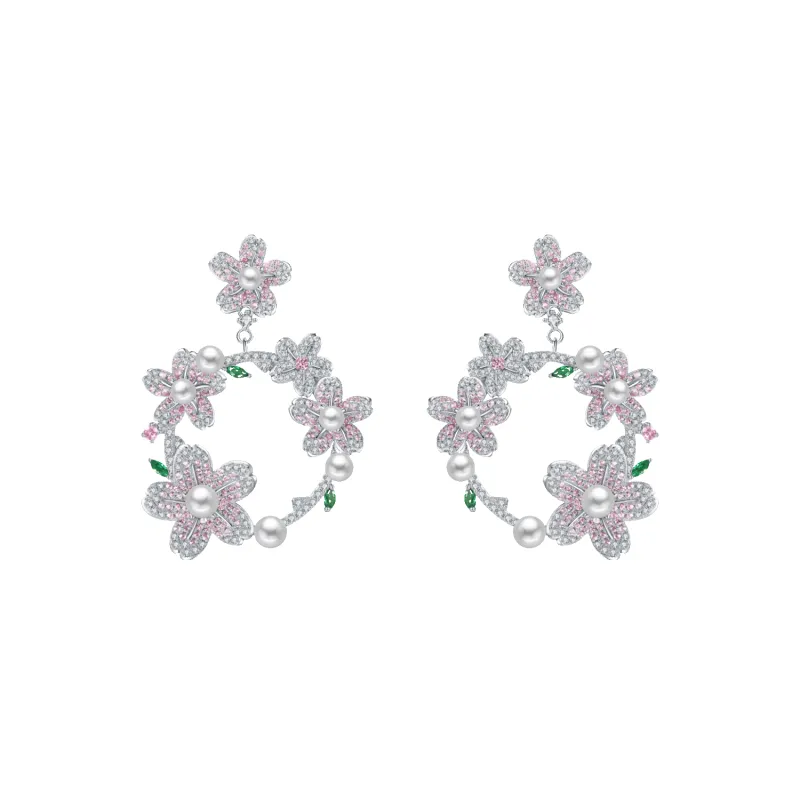 Cherry Blossom Drop Earrings sold by Babybei