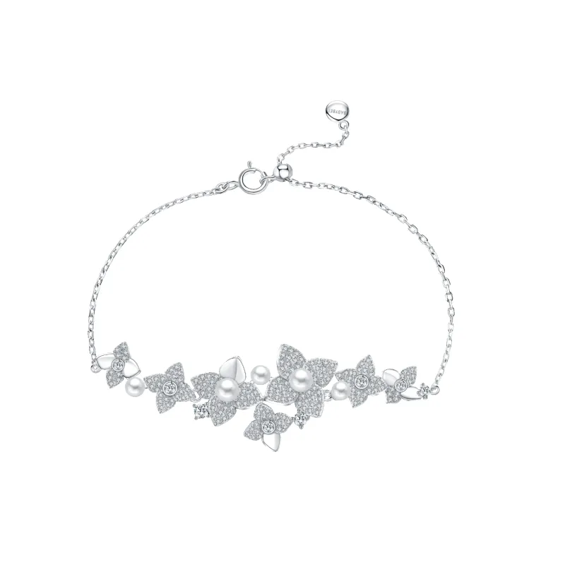 Hydrangea Pave Bracelet (Multiple) sold by Babybei