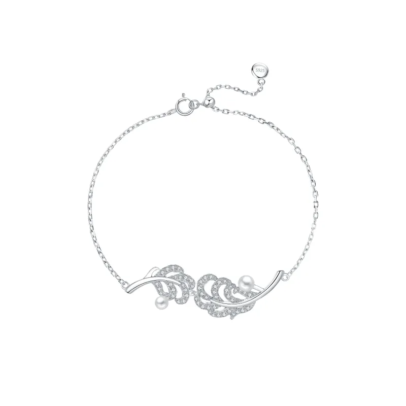 Feather Pave Bracelet sold by Babybei