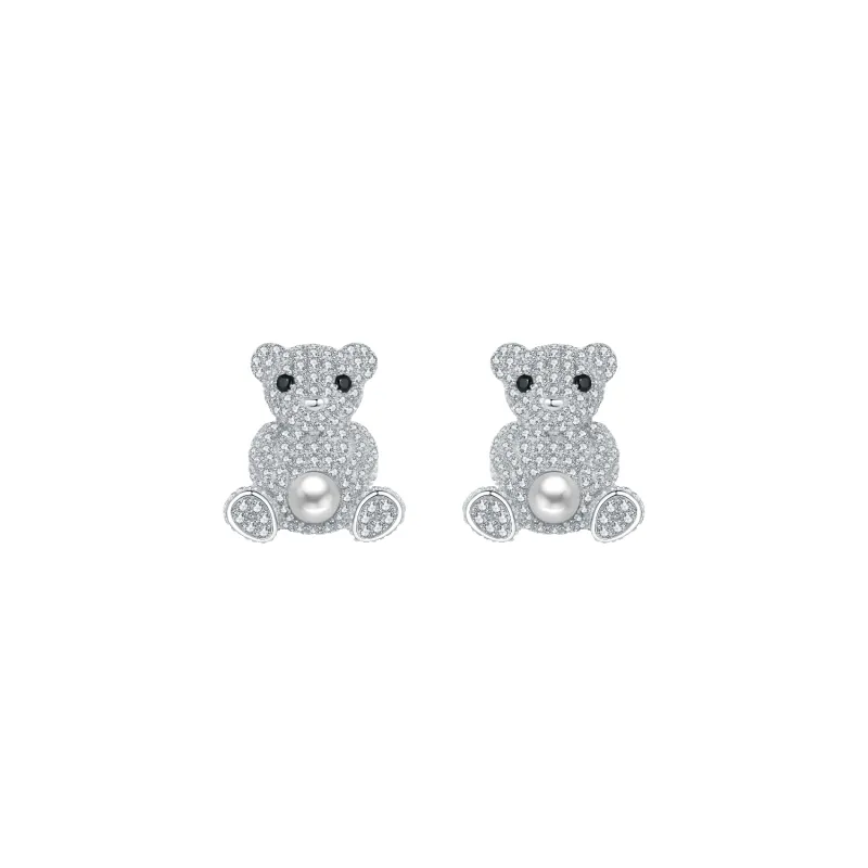 Teddy Stud Earrings sold by Babybei