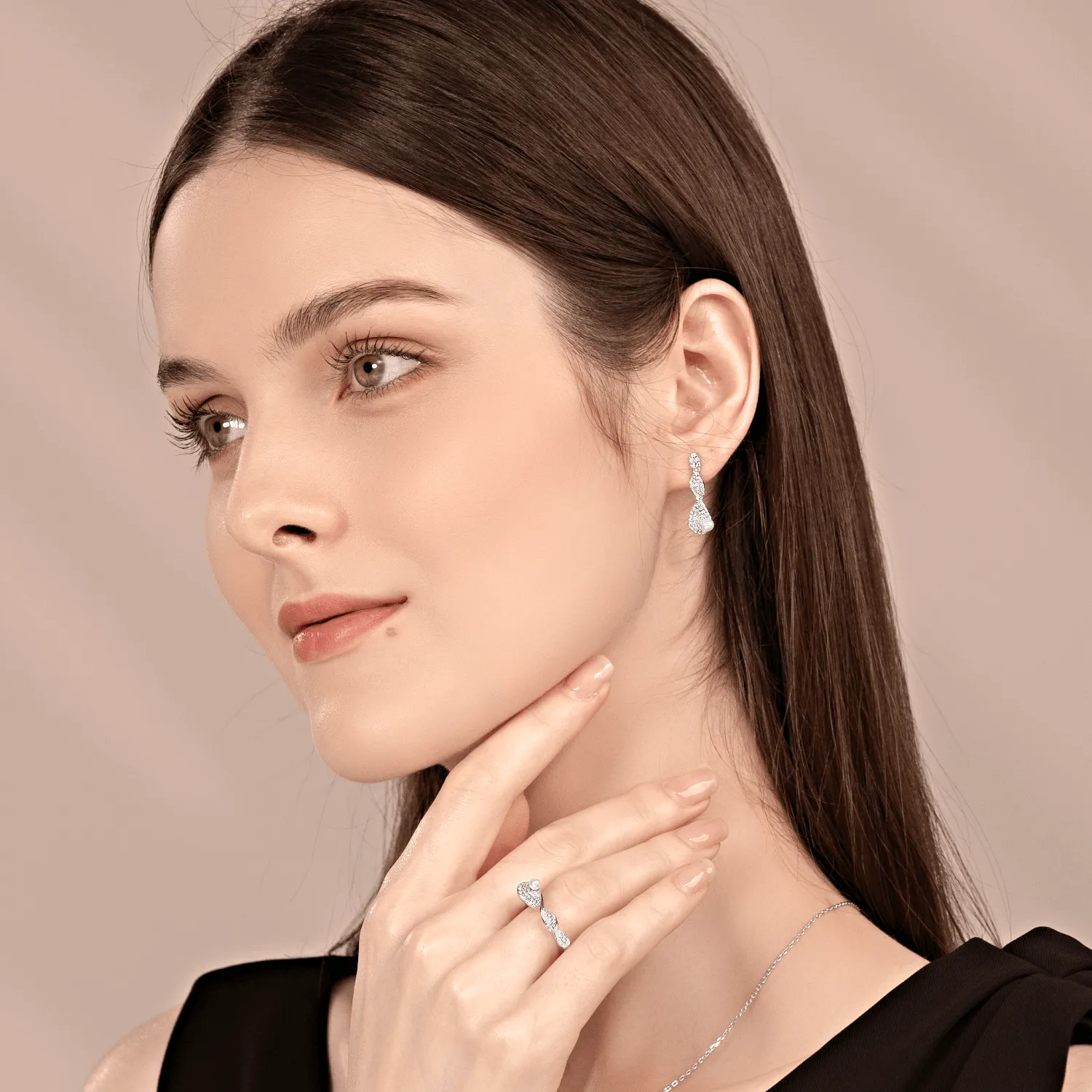 Pasta Stud Earrings sold by Babybei product image thumbnail 3