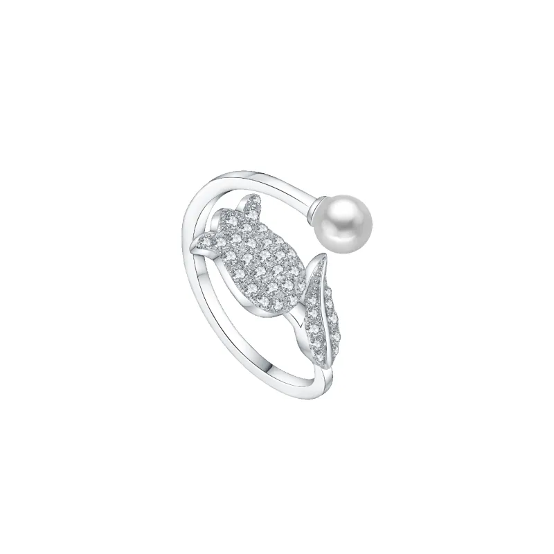 Lily Of The Valley Pave Ring sold by Babybei