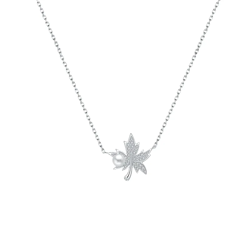 Maple Leaf Pendant Necklace sold by Babybei