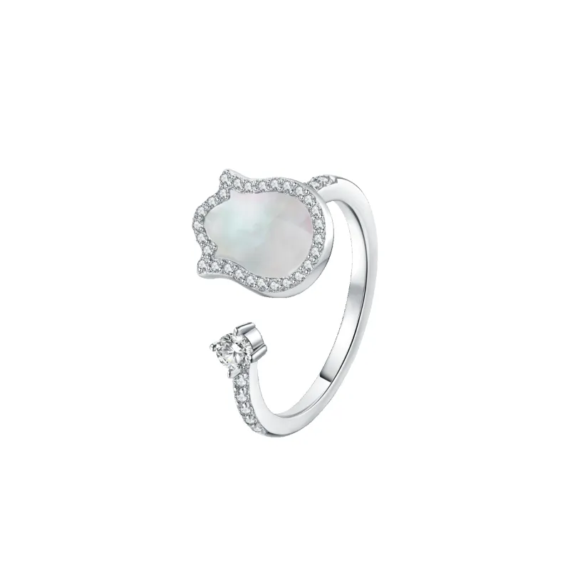 Tulip Pave Ring sold by Babybei