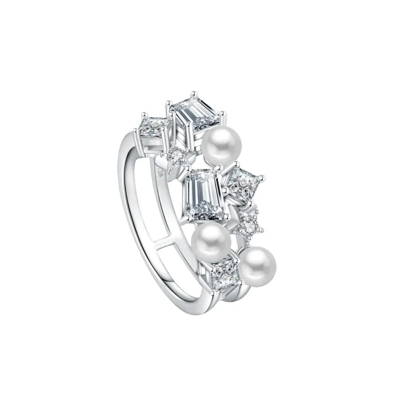 Starry Sky Inlaid Ring (Square Zircon) sold by Babybei