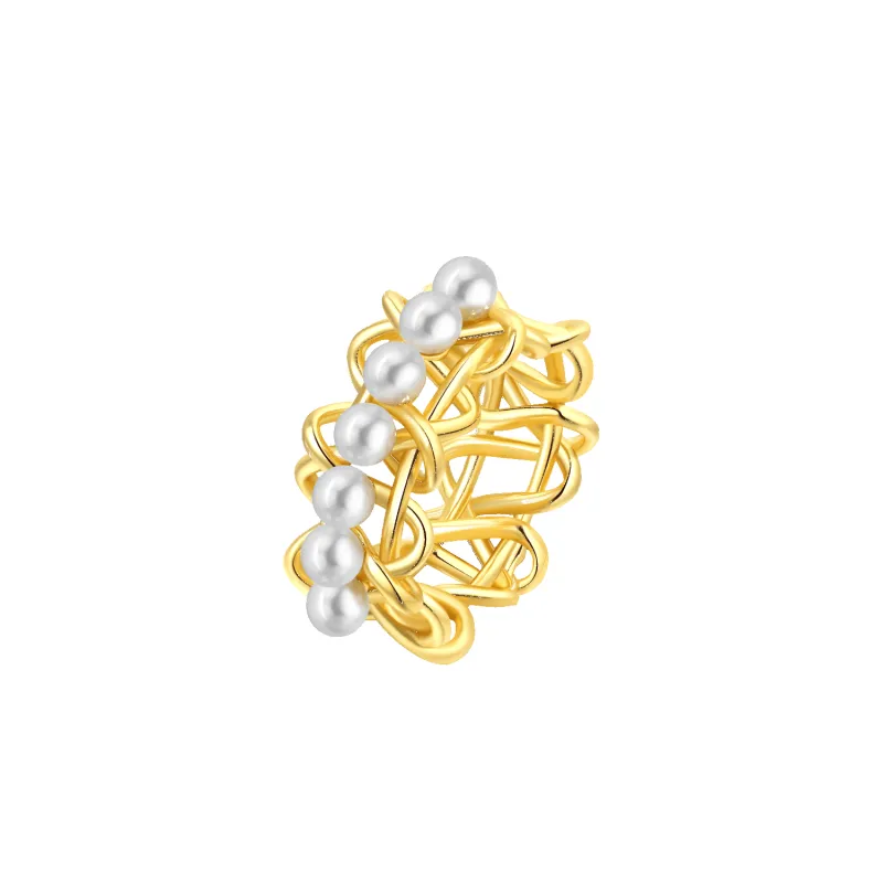 Knitting Inlaid Ring sold by Babybei