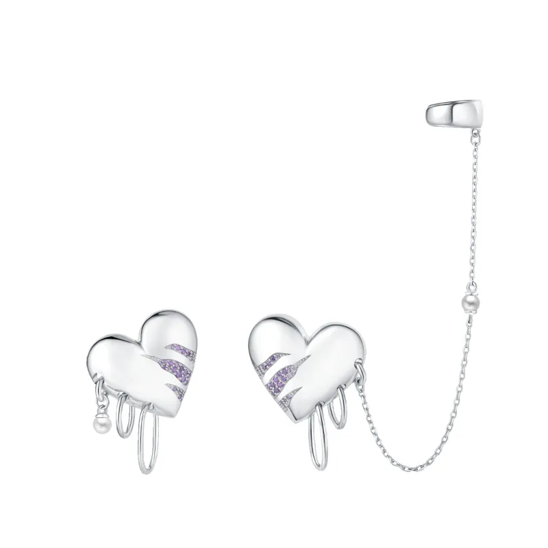 Rebellion Asymmetric Earrings sold by Babybei