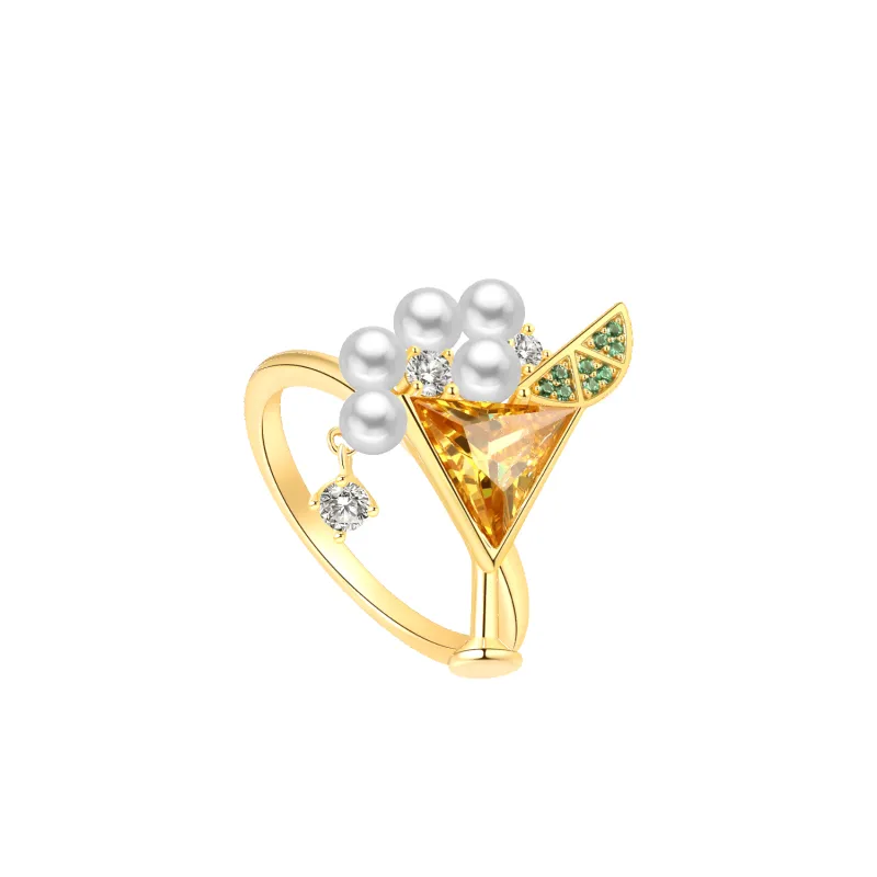 Cocktail Pave Ring sold by Babybei