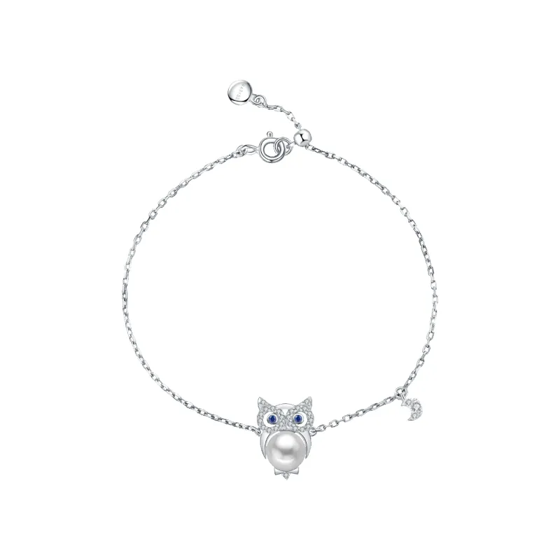 Owl Pave Bracelet sold by Babybei