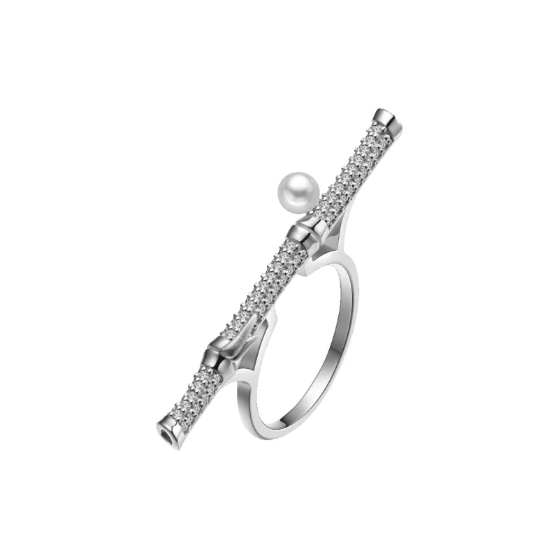 Bamboo Pave Ring (Multiple) sold by Babybei