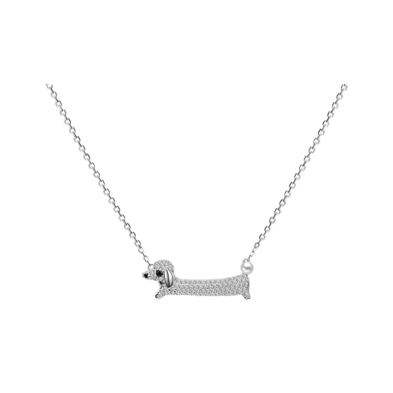 Puppy Pendant Necklace sold by Babybei