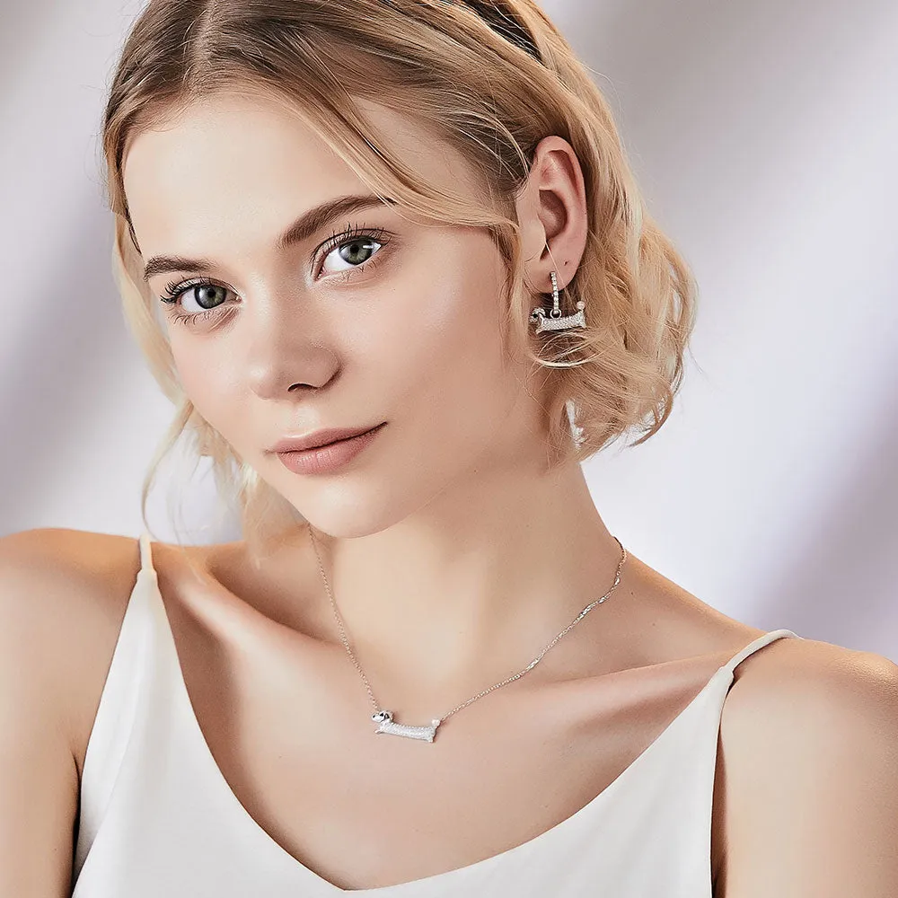 Puppy Pendant Necklace sold by Babybei product image thumbnail 2