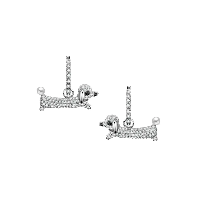 Puppy Huggie Earrings sold by Babybei